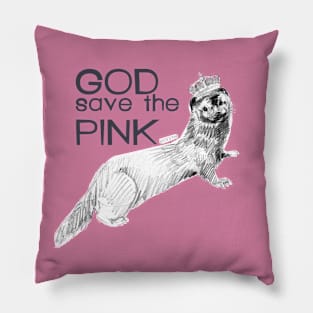 God save the pink #1 Pillow