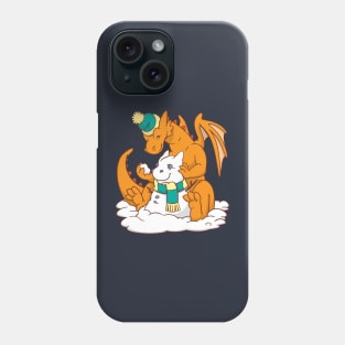 Dragon's Snow Day Phone Case