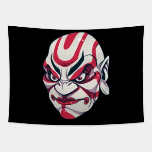 Kabuki mask design Tapestry