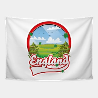 England retro logo Tapestry