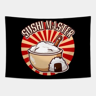 Sushi Master Japanese Cuisine Japan Chef Tapestry