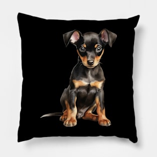 Puppy Manchseter Terrier Pillow