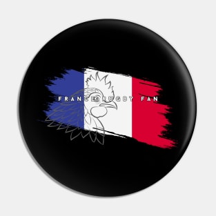 Minimalist Rugby Part 3 #007 - France Rugby Fan Pin