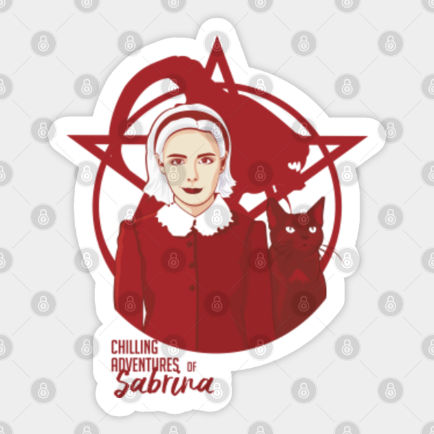 Chilling Adventures Of Sabrina Fanart Chilling Adventures Of Sabrina Sticker Teepublic Uk ❤ welcome to sabrina spellman fanart from chilling adventures of sabrina 2018 netflix tv show. chilling adventures of sabrina fanart