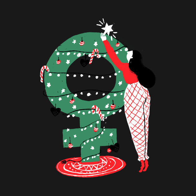 Femtastic Christmas - Christmas - T-Shirt