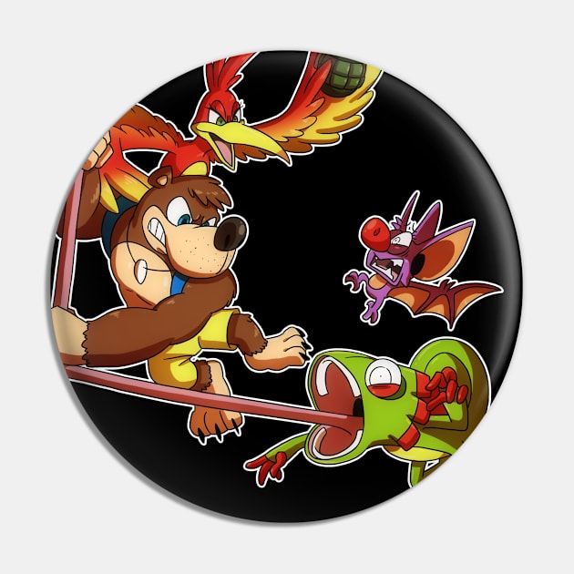 Death Debate - BanjoKazooie VS YookaLaylee Pin by DrCrafty