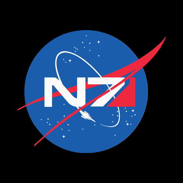 The NASA Mass Effect shirt (N7) by TheWhiteTreeStore