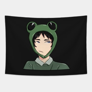 Akaashi in a frog hat Tapestry