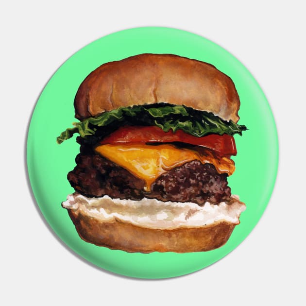 Cheeseburger Pin by KellyGilleran