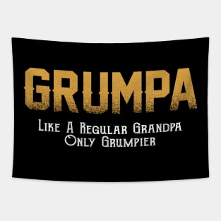 Grumpa Like A Regular Grandpa Only Grumpier Costume Gift Tapestry