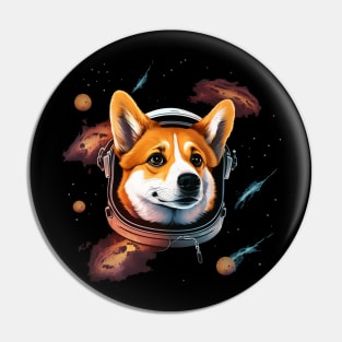 space corgi Pin