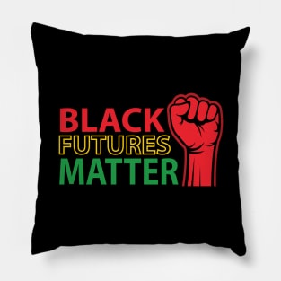 Black Futures Matter, African Flag, Black History Month, Black Lives Matter, African American History Pillow