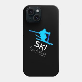 Ski Gamer - Alpine Ski - 2022 Olympic Winter Sports Lover -  Snowboarding - Graphic Typography Saying Phone Case