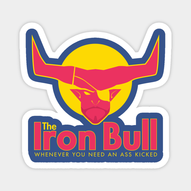 Iron Bull Energy Magnet by sparkmark
