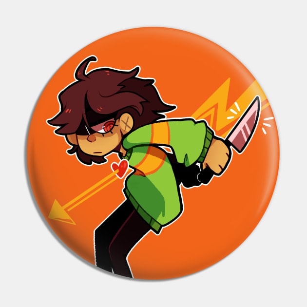 [Deltarune] Heartbreaker Pin by SunstarXD