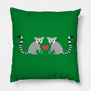 Ring tailed lemurs Pillow