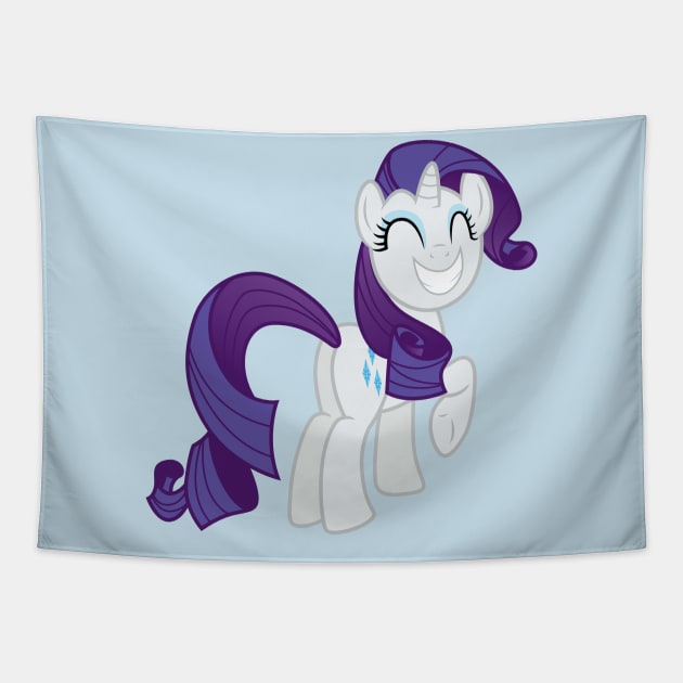 Happy Rarity Tapestry by CloudyGlow