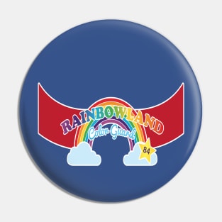 Retro '84 Rainbowland Color Guard Belt Pin