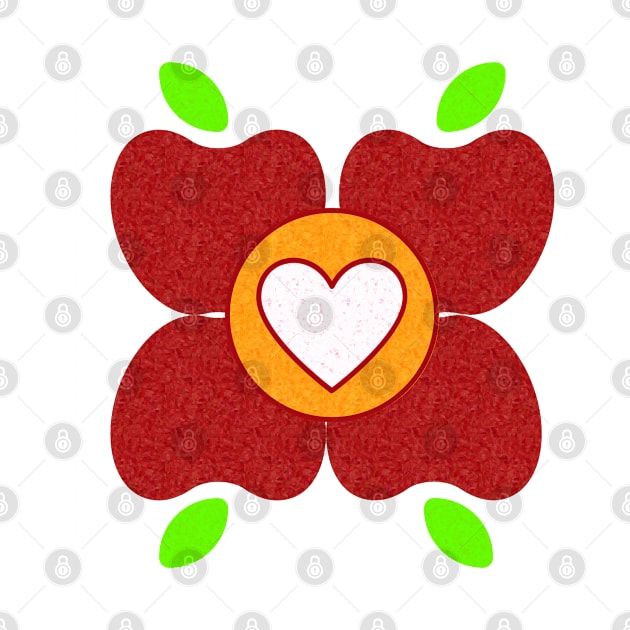 I Heart Fruit Flower by TeachUrb