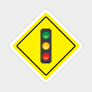 Traffic Lights Sign Magnet