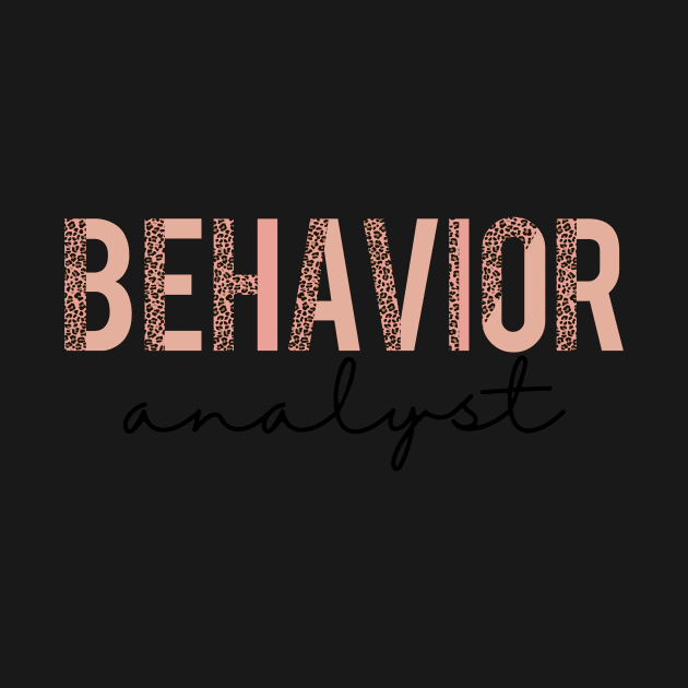 Behavior Analyst apparel or gift for every BA, BCBA or ABA Therapy student. Behavior Analyst appreciation gift by The Mellow Cats Studio