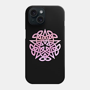 Pentagram. Celtic knot Phone Case