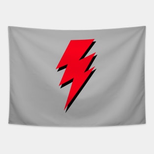 Triple, Red, Lightning Bolt Tapestry