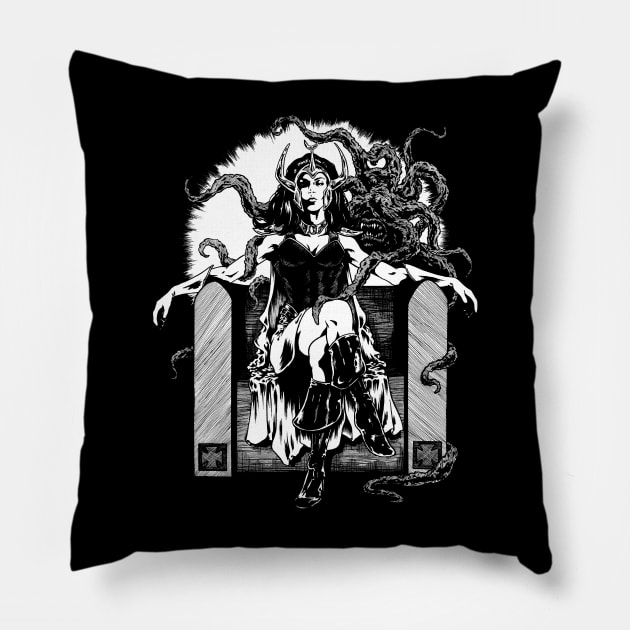 Shokoti Pillow by JonathanGrimmArt