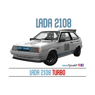 Lada 2108 Turbo White 08 T-Shirt