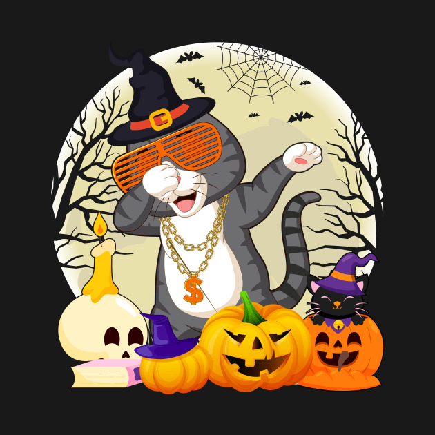 Halloween Cat in september we wear gold by D3monic