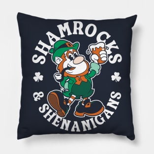 Shamrocks & Shenanigans - St Paddy's Day - Irish Pride Pillow