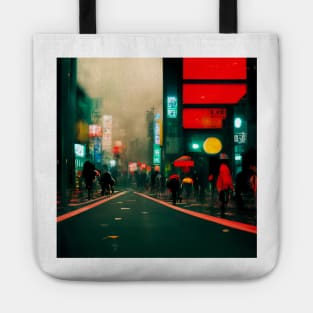 Tokyo street at night Tote