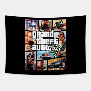 Grand Theft Auto V Cover Tapestry