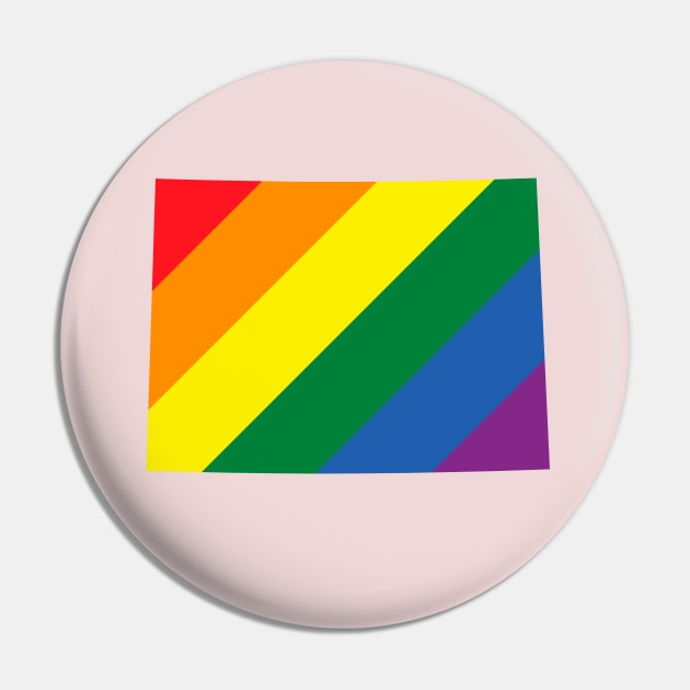 Colorado state LGBT Pride Pin by FiftyStatesOfGay