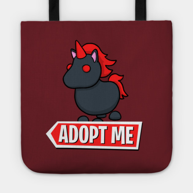 Evil Unicorn Adopt Me Tote Teepublic