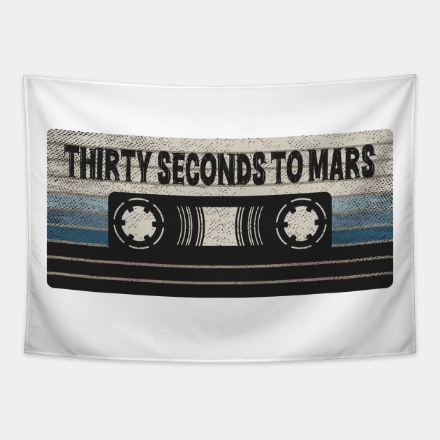 Thirty Seconds To Mars Mix Tape Tapestry by getinsideart