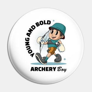 Joyful Archery Boy Pin