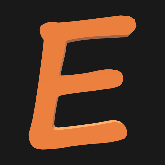 Letter E by CDUS