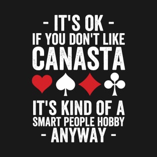 Canasta Smart People - funny canasta T-Shirt