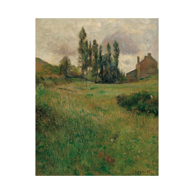 Dogs Running in a Meadow by Paul Gauguin by Classic Art Stall