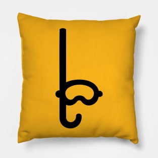 Black Snorkel Pillow