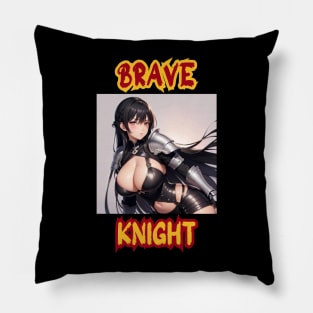 Brave Knight Anime Girl Pillow