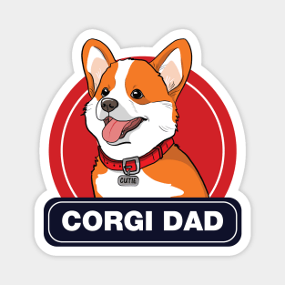 Corgi Dad Magnet