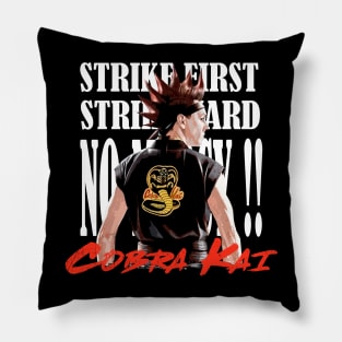 hawk cobra kai black Pillow