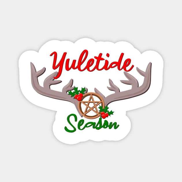 Yuletide Season Magnet by MetaCynth