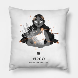 Virgo Constellation Zodiac Series Pillow