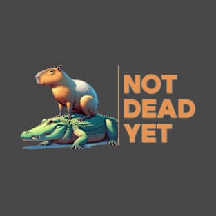 Kawaii Capybara Not Dead Yet T-Shirt