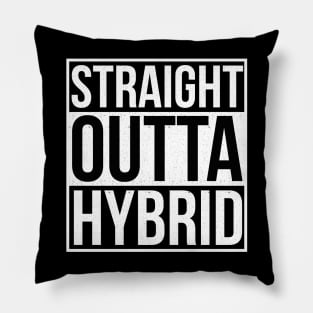 Straight Outta Hybrid - Hybrid School for Teachers and Kids Pillow