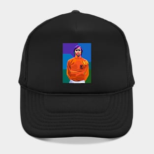 Johan Cruyff Wpap Pop Art Hat