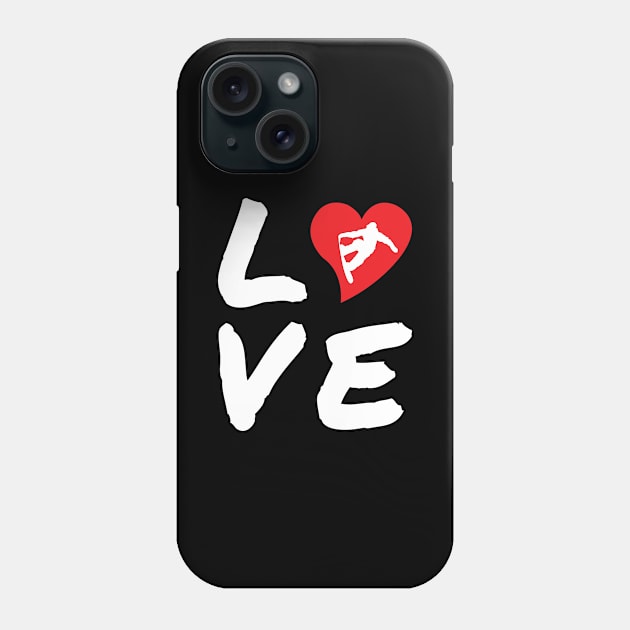 Love Snowboard Phone Case by Schimmi